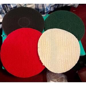 Oreck orbiter floor cleaner pads, scrubber pads and polishing pad.￼